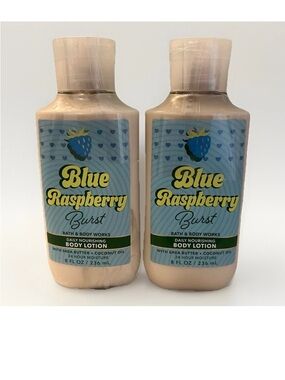Bath & Body Works Blue Raspberry Burst Daily Nourishing Body Lotion, Set of 2
